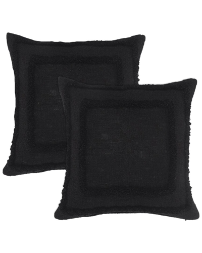 Lr Home Set Of 2 Rory Bordered Throw Pillows