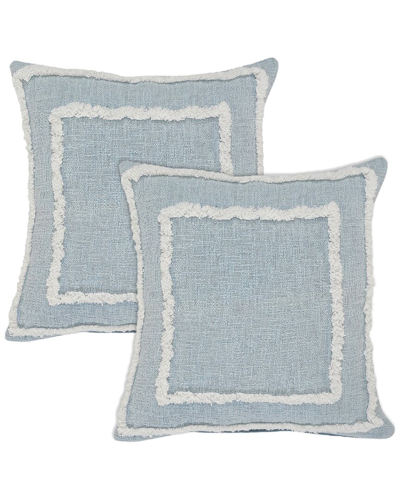 Lr Home Set Of 2 Rory Bordered Throw Pillows