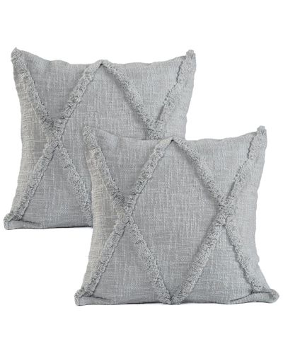 Lr Home Set Of 2 Reese Flatwoven Throw Pillows