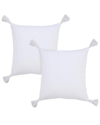 Lr Home Set Of 2 Sundaze Tasseled Throw Pillows