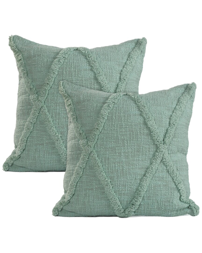 Lr Home Set Of 2 Reese Flatwoven Throw Pillows