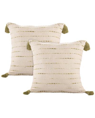 Lr Home Set Of 2 Torrent Striped Throw Pillows