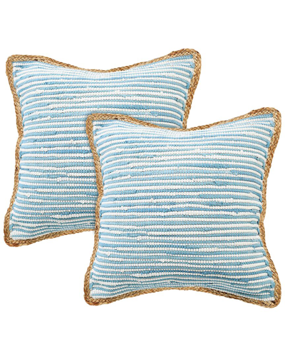 Lr Home Set Of 2 Riley Striped Throw Pillows