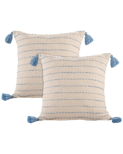 Lr Home Set Of 2 Torrent Striped Throw Pillows