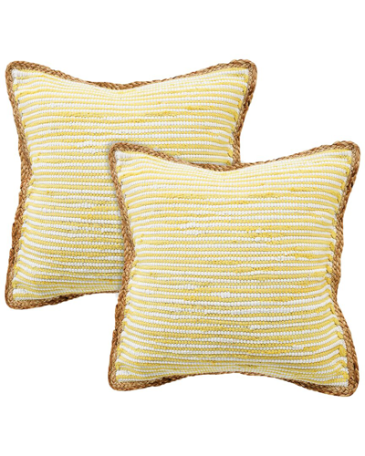 Lr Home Set Of 2 Riley Striped Throw Pillows