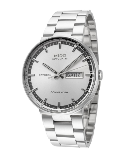 Mido Commander Ii Automatic Silver Dial Men's Watch M0144301103180