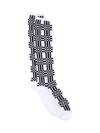 Marni Check-pattern Ankle Socks In White