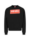 Kenzo Paris Cotton Crew-neck Sweatshirt In Black  