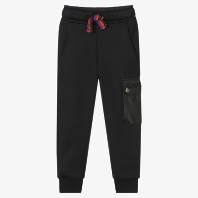 Lanvin Kids' Boys Black Milano Jersey Joggers