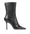 JIMMY CHOO AGATHE 100 LEATHER ANKLE BOOTS