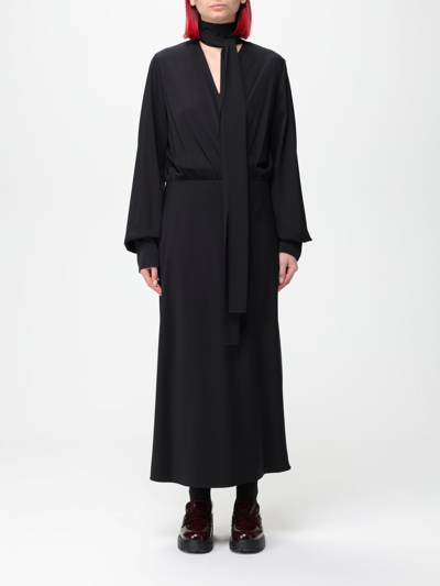 Sportmax Dress  Woman In Black