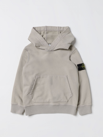 Stone Island Sweater  Junior Kids Color Grey In Grey