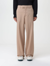 Msgm Trousers  Men In Beige