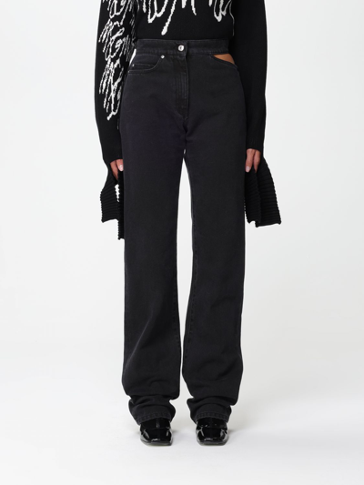 Msgm Jeans  Woman In Black