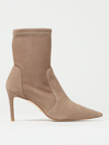 STUART WEITZMAN FLAT ANKLE BOOTS STUART WEITZMAN WOMAN colour BEIGE,E49777022