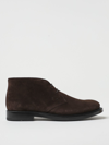 Tod's Suede Ankle Boots In Dark