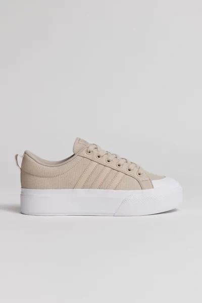 Adidas Originals Bravado 2.0 Platform Skate Sneaker In Wonder Beige/ Beige/ White