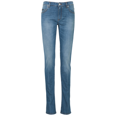 Dolce & Gabbana Washed-denim Skinny Jeans