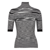 MISSONI SPACE-DYED INTARSIA CASHMERE-BLEND TOP