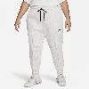 Nike Women's  Sportswear Tech Fleece Mid-rise Jogger Pants (plus Size) In Grey