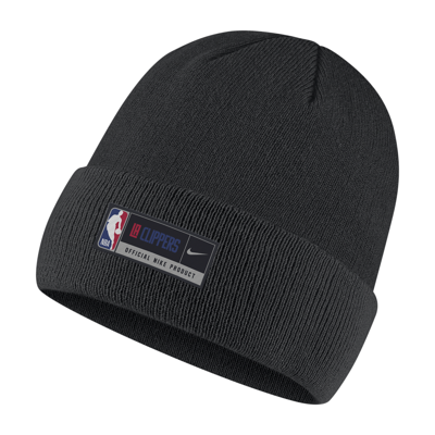 Nike La Clippers  Men's Nba Cuffed Beanie In Black