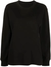 Alexander Wang Logo-patch Sweatshirt In Black