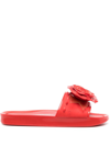 Melissa X Undercover X Undercover Spikes Beach Pantoletten In Red