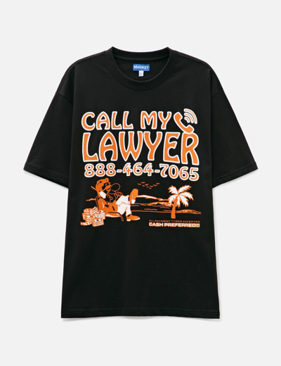 Market Offshore Lawyer T-shirt In Black