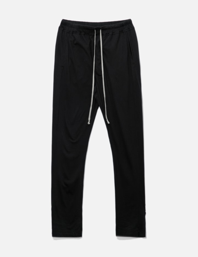 Rick Owens Drawstring Slim Long Pant In Black