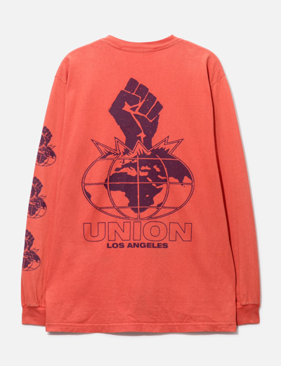 Union La Long T-shirt In Orange