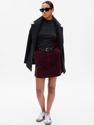 GAP CORDUROY MINI SKIRT WITH WASHWELL 