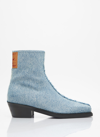 Y/PROJECT DENIM ANKLE BOOTS