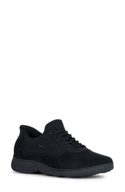 Geox Nebula Easy In Water Resistant Sneaker In Black