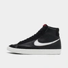 Nike Blazer Mid '77 Vintage Casual Shoes In Black/summit White/noble Red