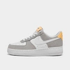 Nike Women's Air Force 1 '07 Casual Shoes In Pure Platinum/white/melon Tint/black