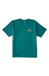 Billabong Ridge Graphic T-shirt In Deep Teal