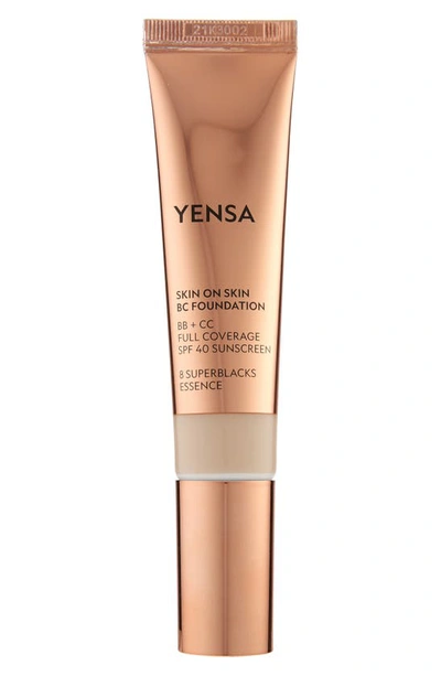 Yensa Skin On Skin Bc Foundation Bb + Cc Full Coverage Foundation Spf 40, 1 oz In Light Neutral