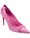 Christian Louboutin Duvette Spikes 85 Suede Pumps In Gummy