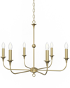 LUMANITY LUMANITY CHARLOTTE 6-ARM CANDLE-STYLE CHANDELIER