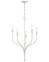 Lumanity Rhodes 5-light White Contemporary Statement Chandelier In White