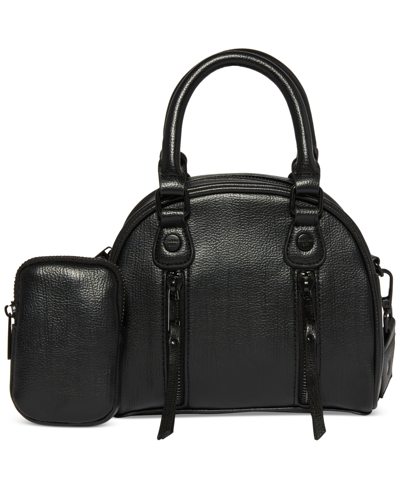 Madden Girl Mack Mini Bowler Bag In Black