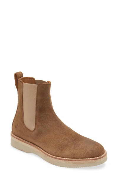 Rag & Bone Bedford Lug Sole Chelsea Boot In Nougat Suede