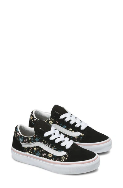 Vans Kids' Old Skool Sneaker In Black/ Multi