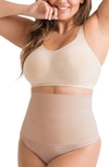 Shapermint Essentials High Waist Shaper Thong In Beige