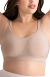Shapermint Essentials Daily Comfort Wireless Contour Bra In Oatmeal