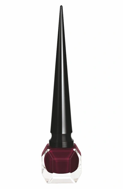 Christian Louboutin Lalaque Le Vernis Brillant In Sevillana Wine 148