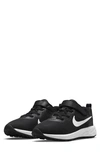 Nike Revolution 6 Little Kids' Shoes In Black,dark Smoke Grey,white