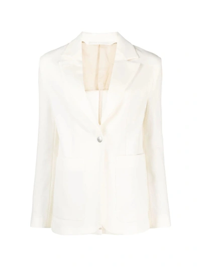 Palm Angels Classic Track Blazer In Nude & Neutrals