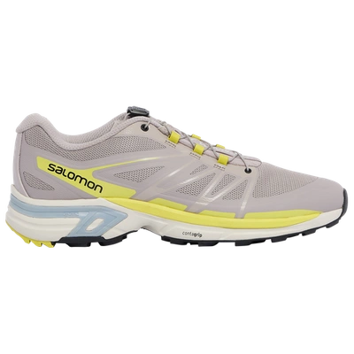 Salomon Xt-wings 2 Trail Running Shoe In Grey/blue