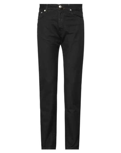 Jacob Cohёn Man Pants Black Size 30 Cotton, Hemp In Black